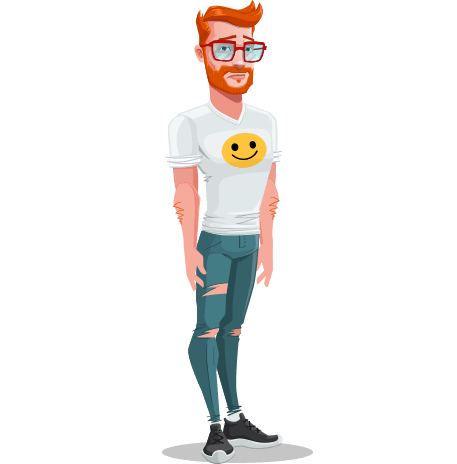 Modern Style Casual Man Puppet